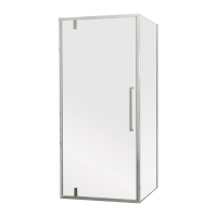 Душова кабіна BEVEL SC01-90x90x195-TR без піддону, прозоре скло 6мм, CHROME (MI6863)